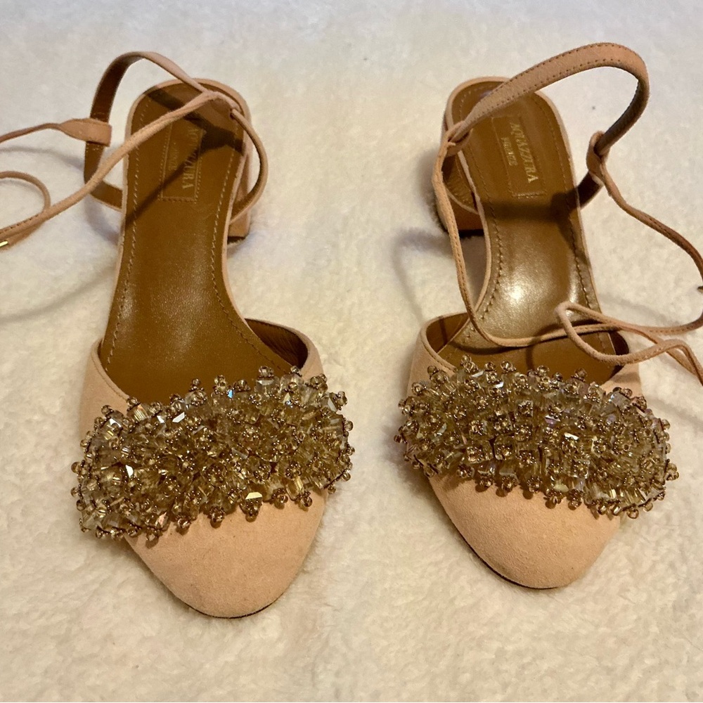 Altuzarra Pink Embellished Heels